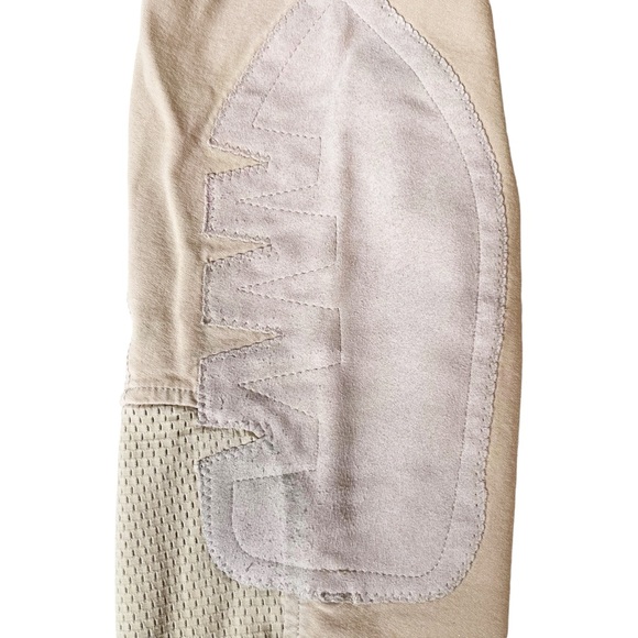 Kids Ariat Heritage Euroseat Knee Patch Riding Breeches Tan Size 12 - Picture 9 of 10